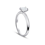 0.60 ct. Diamant Smaragd Schliff Solitär Verlobungsring