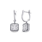 0.70 ct. Diamant Baguette Ohrringe