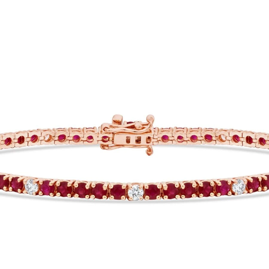 3.96 ct. Diamant Rubin Armband