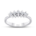 0.15 ct. Diamant Fünf-Stein Ring