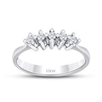 0.15 ct. Diamant Fünf-Stein Ring