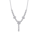 0.22 ct. Diamant Trend Blumen Halskette