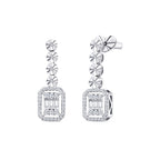 0.30 ct. Diamant Baguette Ohrringe