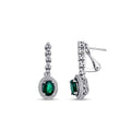 1.93 ct. Diamant Smaragd Ohrringe