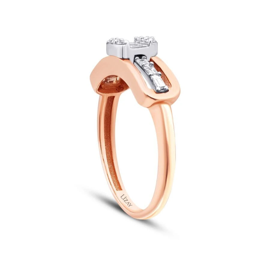 0.34 ct. Diamant Baguette Ring