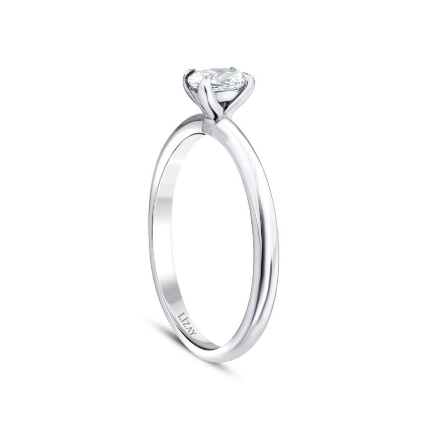 0.40 ct. Diamant Ovale Solitär Verlobungsring
