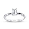 0.60 ct. Diamant Smaragd Schliff Solitär Verlobungsring