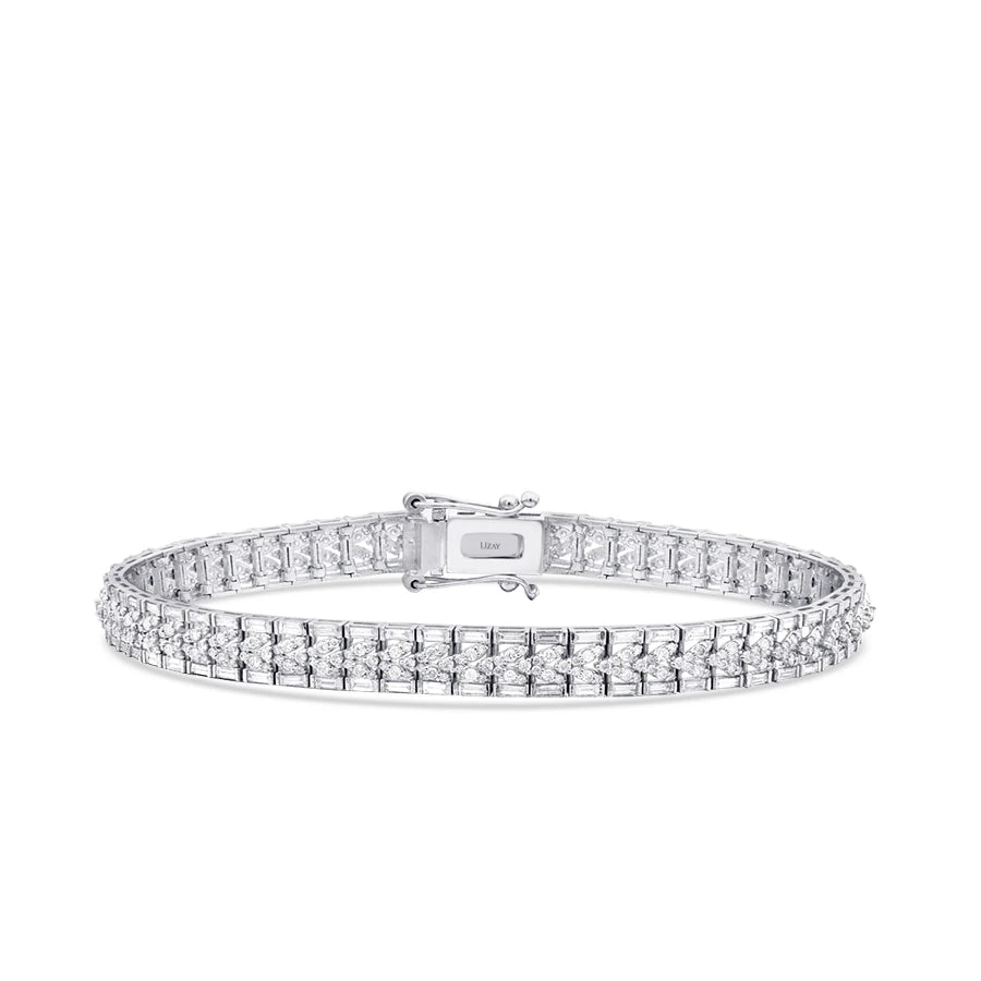 2.83 ct. Diamant Baguette Armband