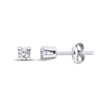 0.40 ct. Diamant Solitär Ohrringe