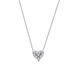 0.09 ct. Diamant Herz Halskette