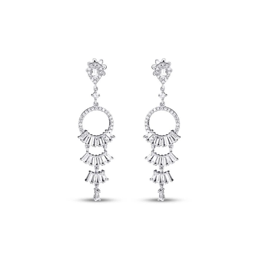 0.99 ct. Diamant Baguette Ohrringe