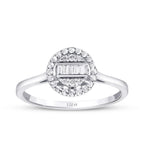 0.39 Karat Diamant Baguette Set