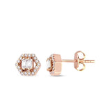 0.27 ct. Diamant Baguette Ohrringe