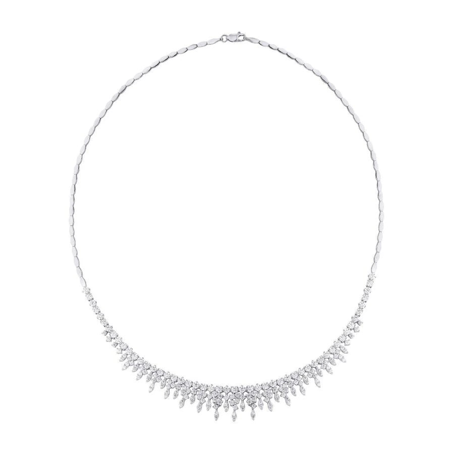 Gold Stein Trend Halskette