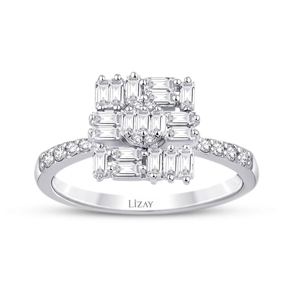 0.47 ct. Diamant Baguette Ring