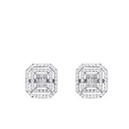 0.14 ct. Diamant Baguette Ohrringe