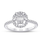 0.27 ct. Diamant Baguette Ring