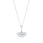 0.57 ct. Diamant Baguette Halskette