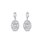 0.42 ct. Diamant Baguette Ohrringe
