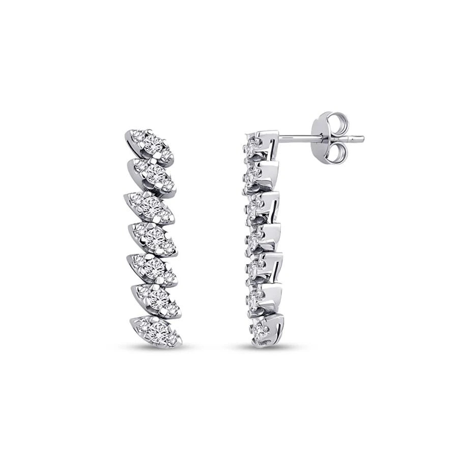 0.50 ct. Diamant Aurora Ohrringe