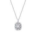 0.30 ct. Diamant Baguette Halskette