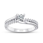 0.45 ct. Diamant Rund Solitär Verlobungsring