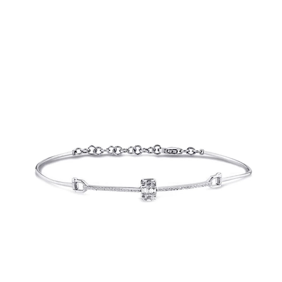 0.12 ct. Diamant Trend Quadratische Armreif