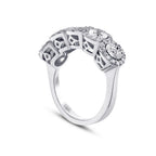 0.29 ct. Diamant Fünf-Stein Ring