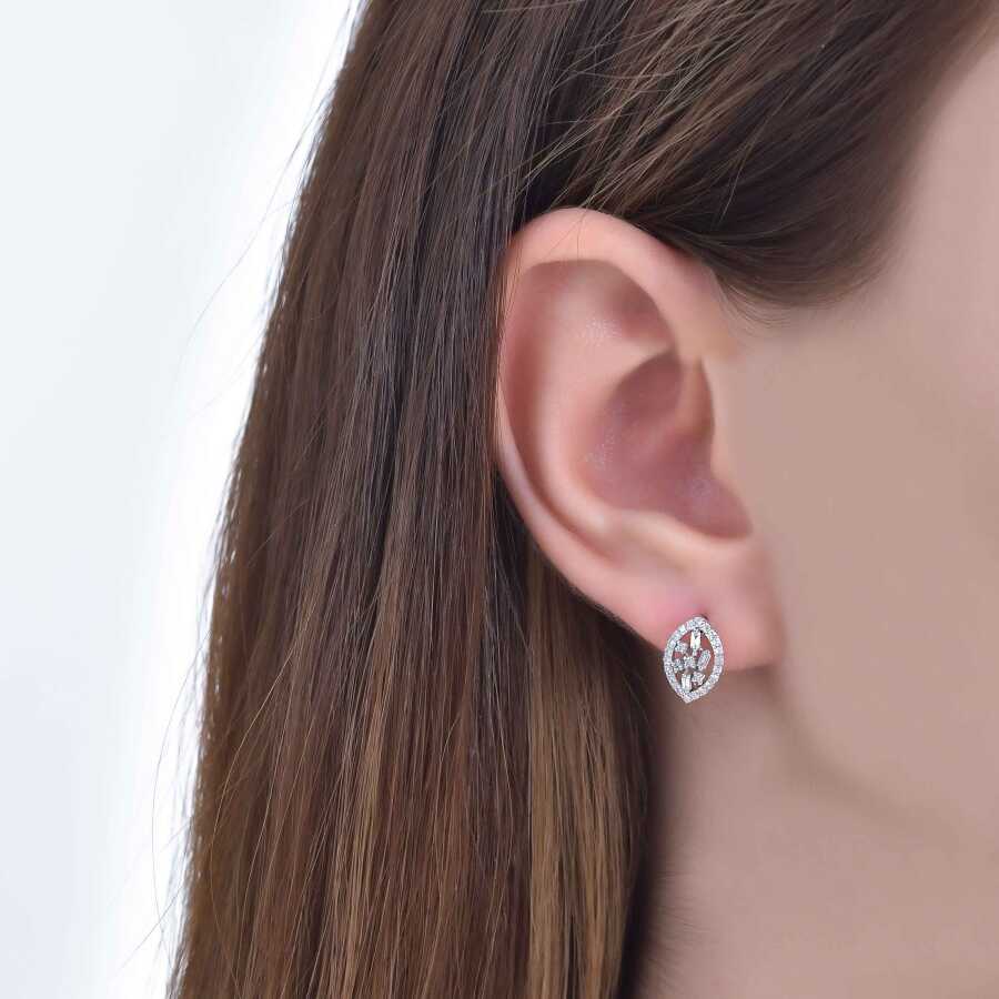 0.32 ct. Diamant Baguette Trend Ohrringe