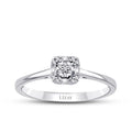 0.08 ct. Diamant Baguette Ring