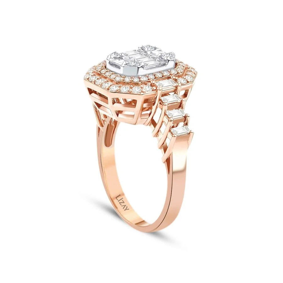 1.33 ct. Diamant Baguette Ring