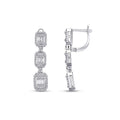 1.13 ct. Diamant Baguette Ohrringe
