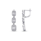 1.13 ct. Diamant Baguette Ohrringe