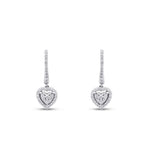 0.58 ct. Diamant Herz Ohrringe
