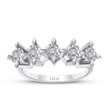 0.05 ct. Diamant Fünf-Stein Ring