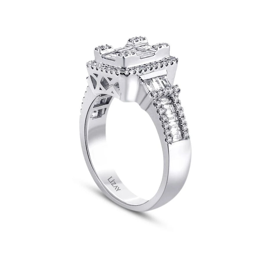 1.06 ct. Diamant Baguette Ring