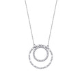 0.66 ct. Diamant Baguette Halskette