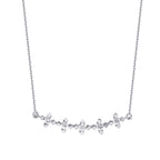 0.36 ct. Diamant Fünf-Stein Halskette