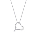 0.23 ct. Diamant Herz Halskette