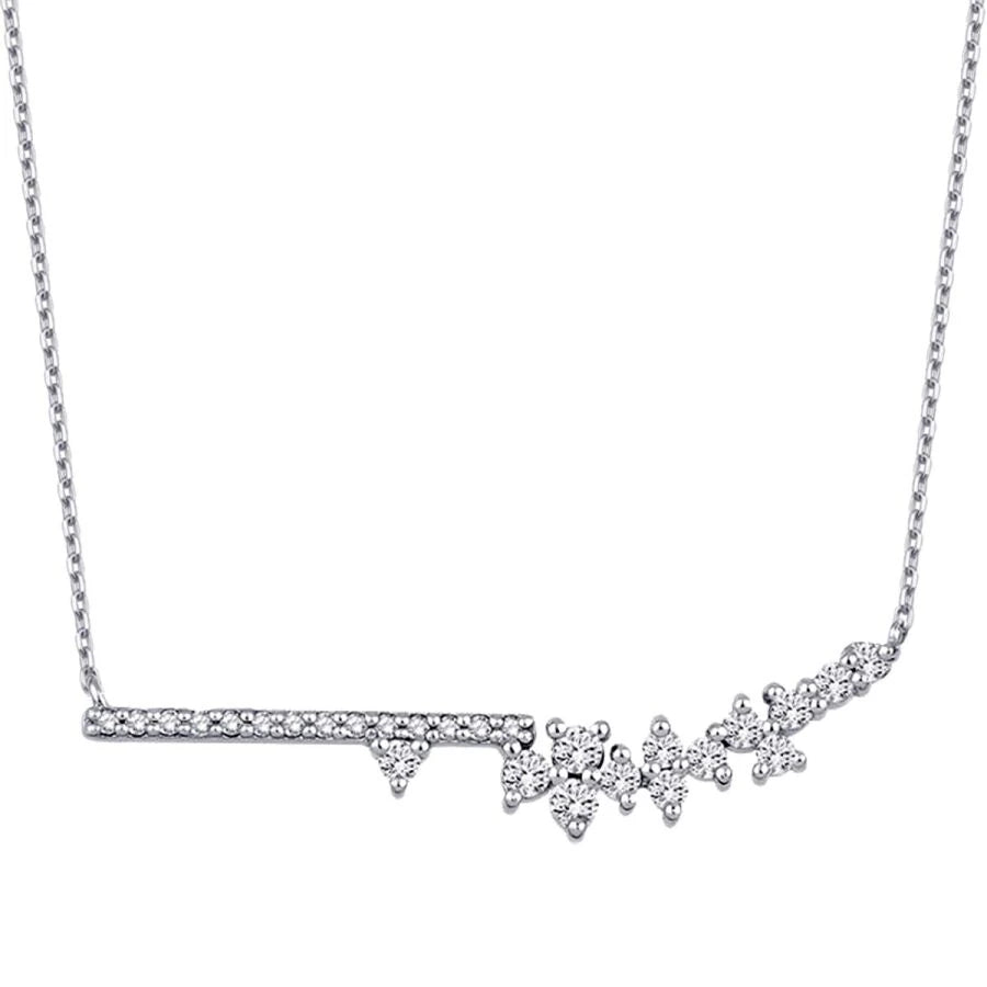 0.24 ct. Diamant Minimal Halskette