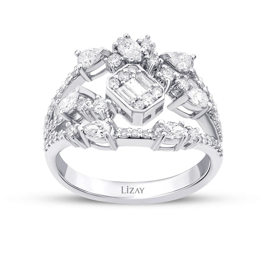 1.00 ct. Diamant Baguette Ring