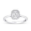 0.14 ct. Diamant Baguette Ring