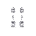 1.00 ct. Diamant Baguette Ohrringe