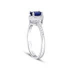 1.15 ct. Diamant Saphir Ring