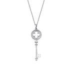 0.17 ct. Diamant Schlüssel Halskette
