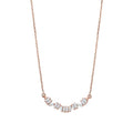 0.21 ct. Diamant Baguette Halskette