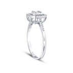 0.19 ct. Diamant Baguette Ring