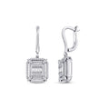 0.83 ct. Diamant Baguette Ohrringe