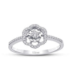 0.20 ct. Diamant Blumen Ring