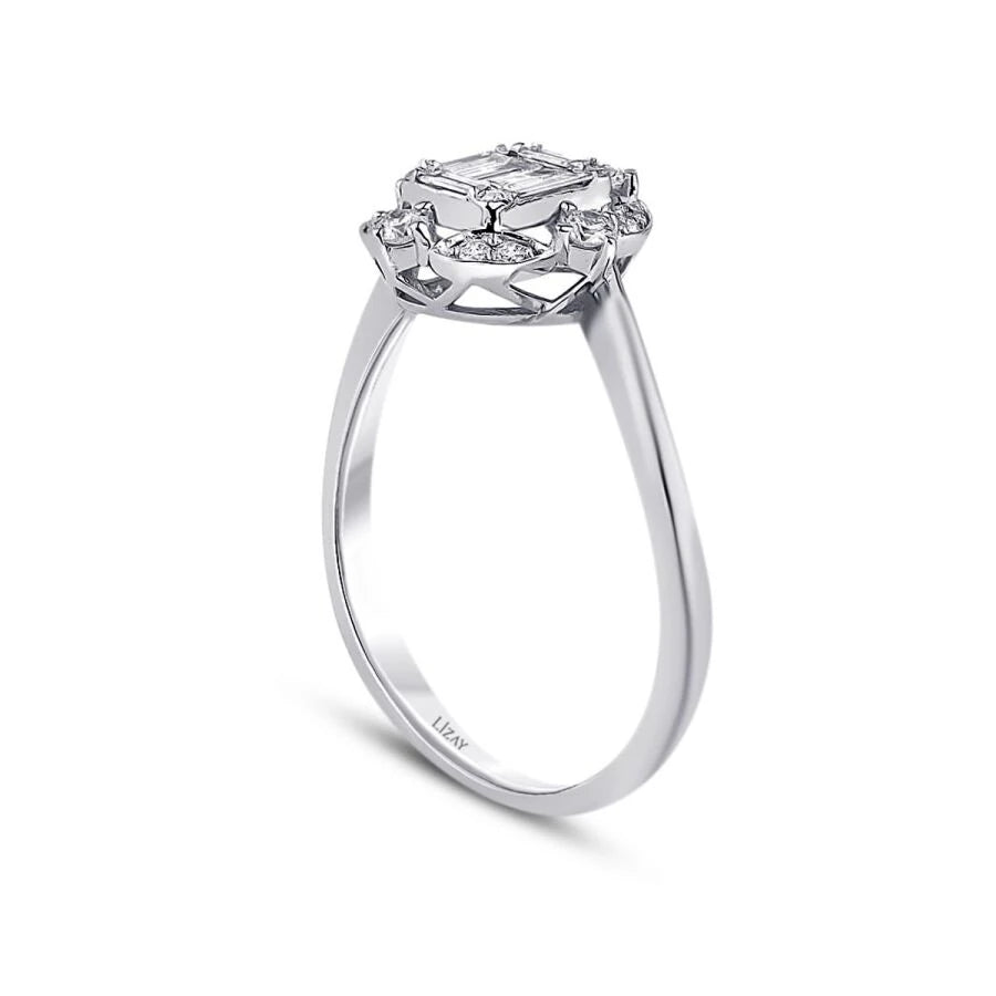 0.31 ct. Diamant Baguette Ring